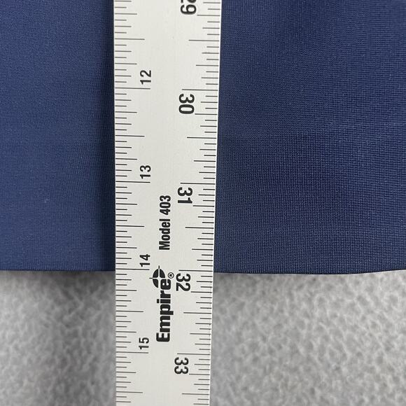 Cushnie Et Ochs Sylvia Dress Womens Size 6 Navy Blue Puff Sleeve Fitted Cocktail - Picture 7 of 7